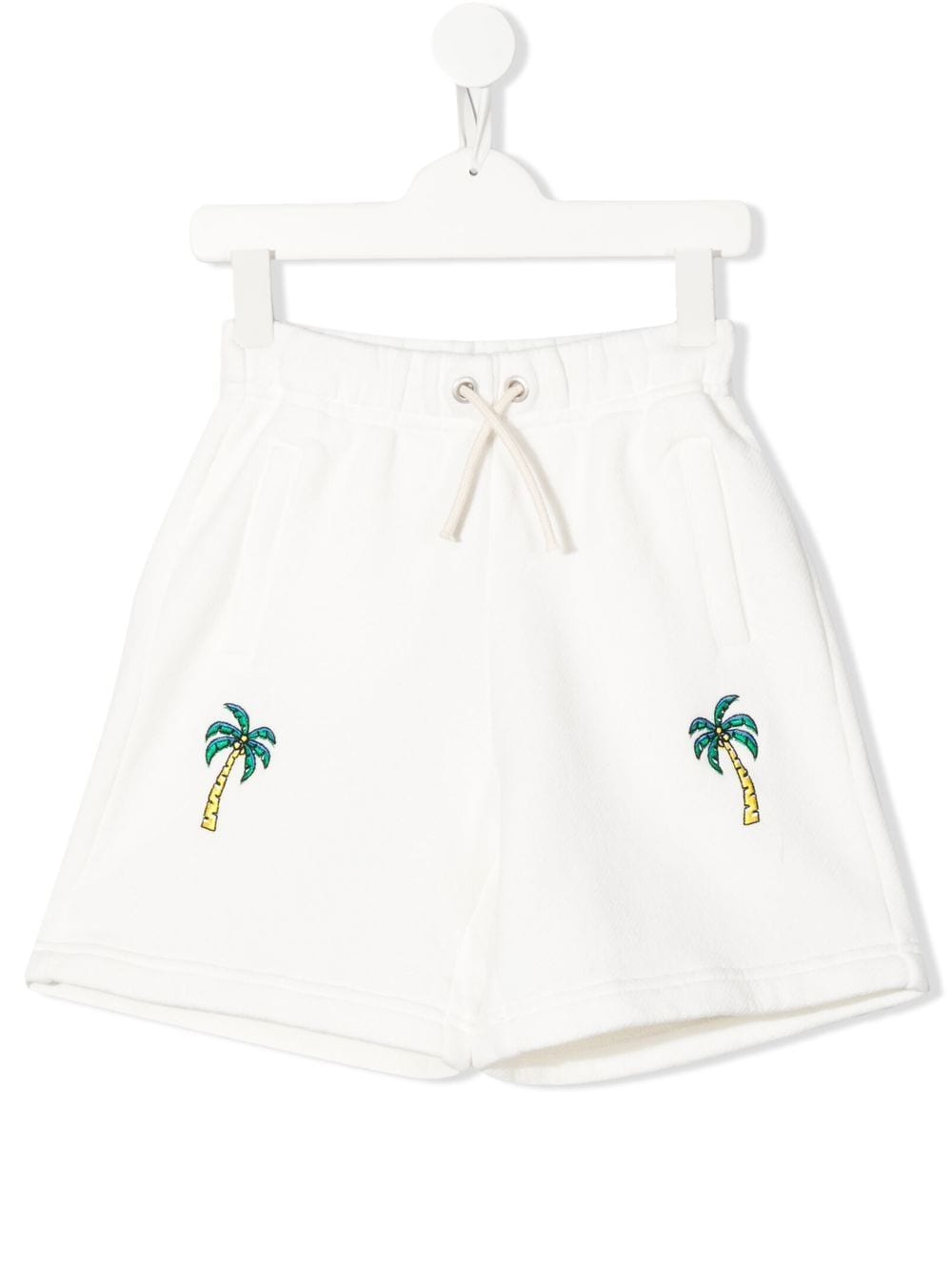 Image 1 of Palm Angels Kids palm tree-print track shorts