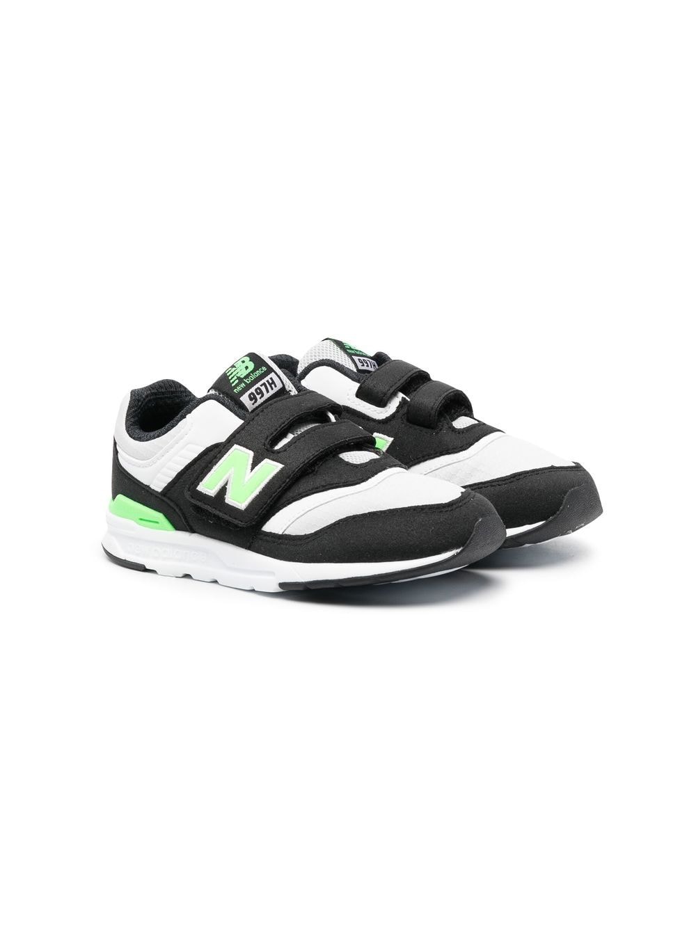 

New Balance Kids tenis 997H con cierre autoadherente - Negro