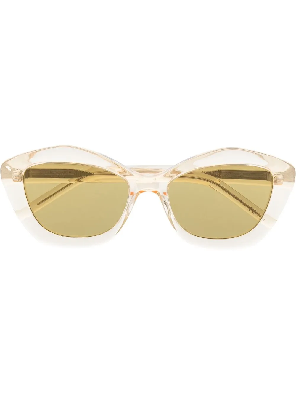 

Saint Laurent Eyewear lentes SL68 con armazón cat eye - Amarillo