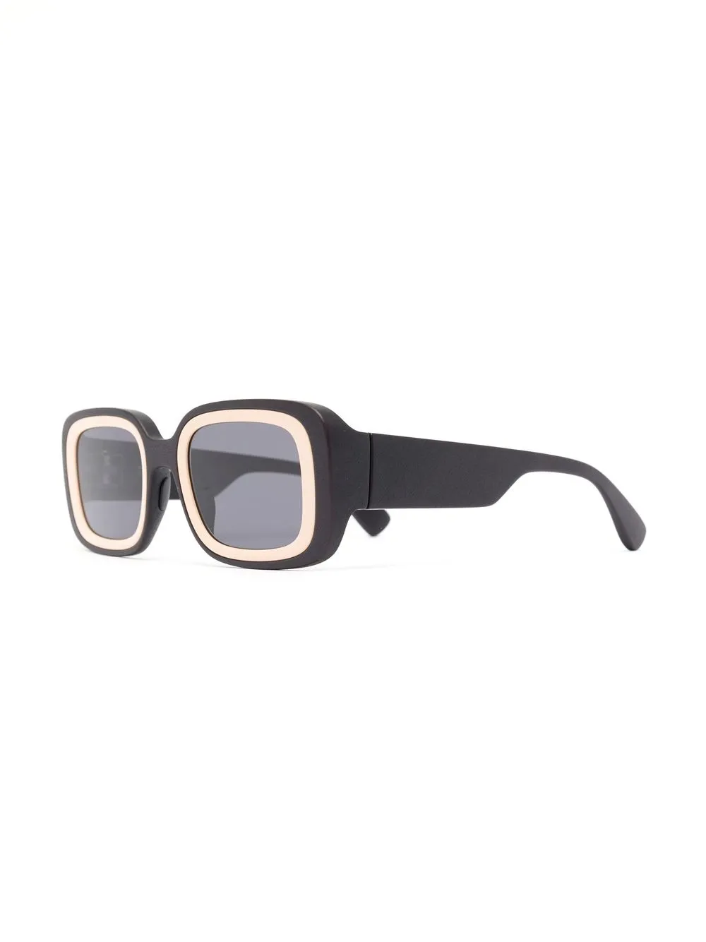 Mykita Studio 13.1 zonnebril met vierkant montuur - Zwart