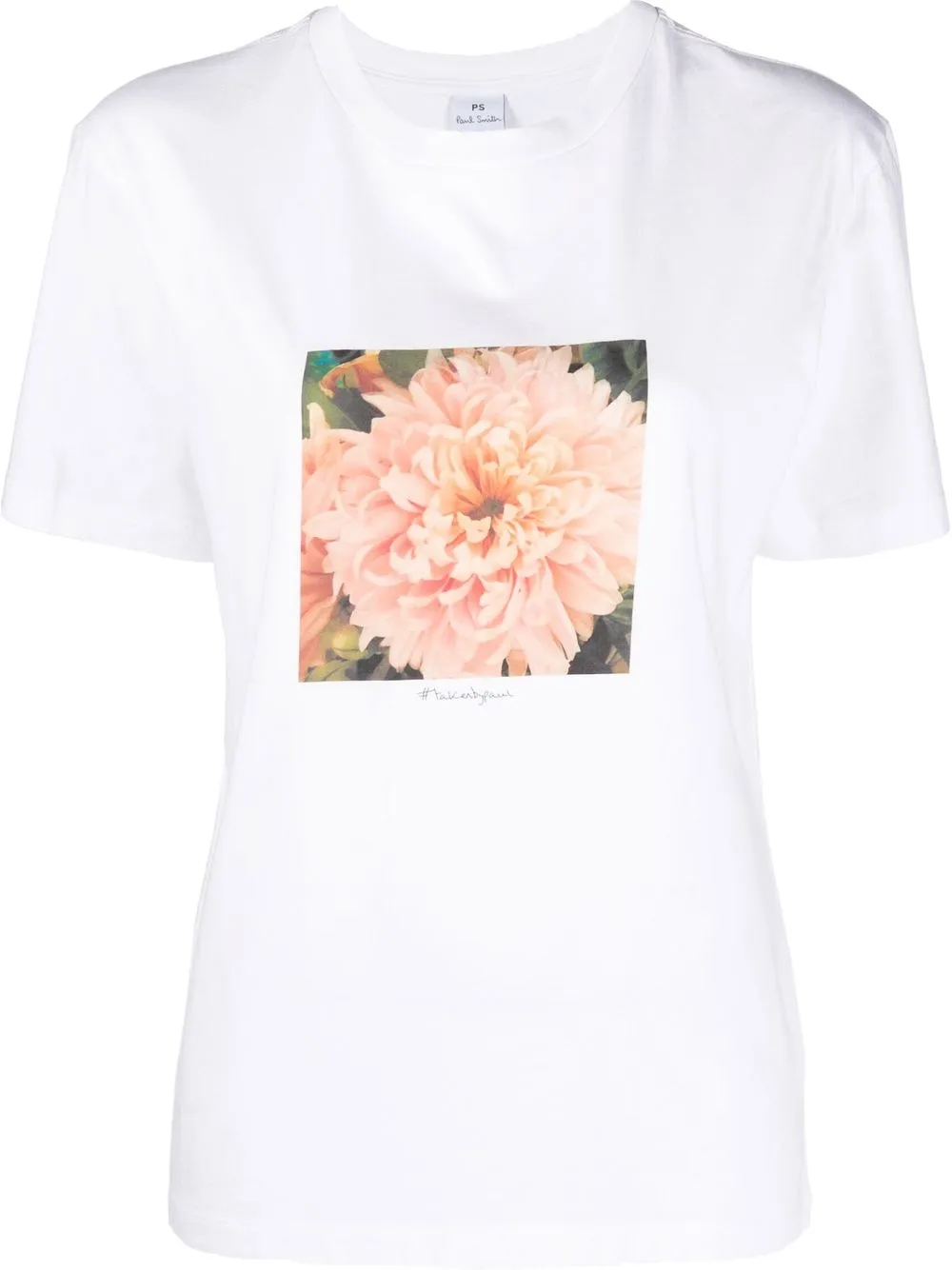 

PS Paul Smith playera con estampado floral - Blanco