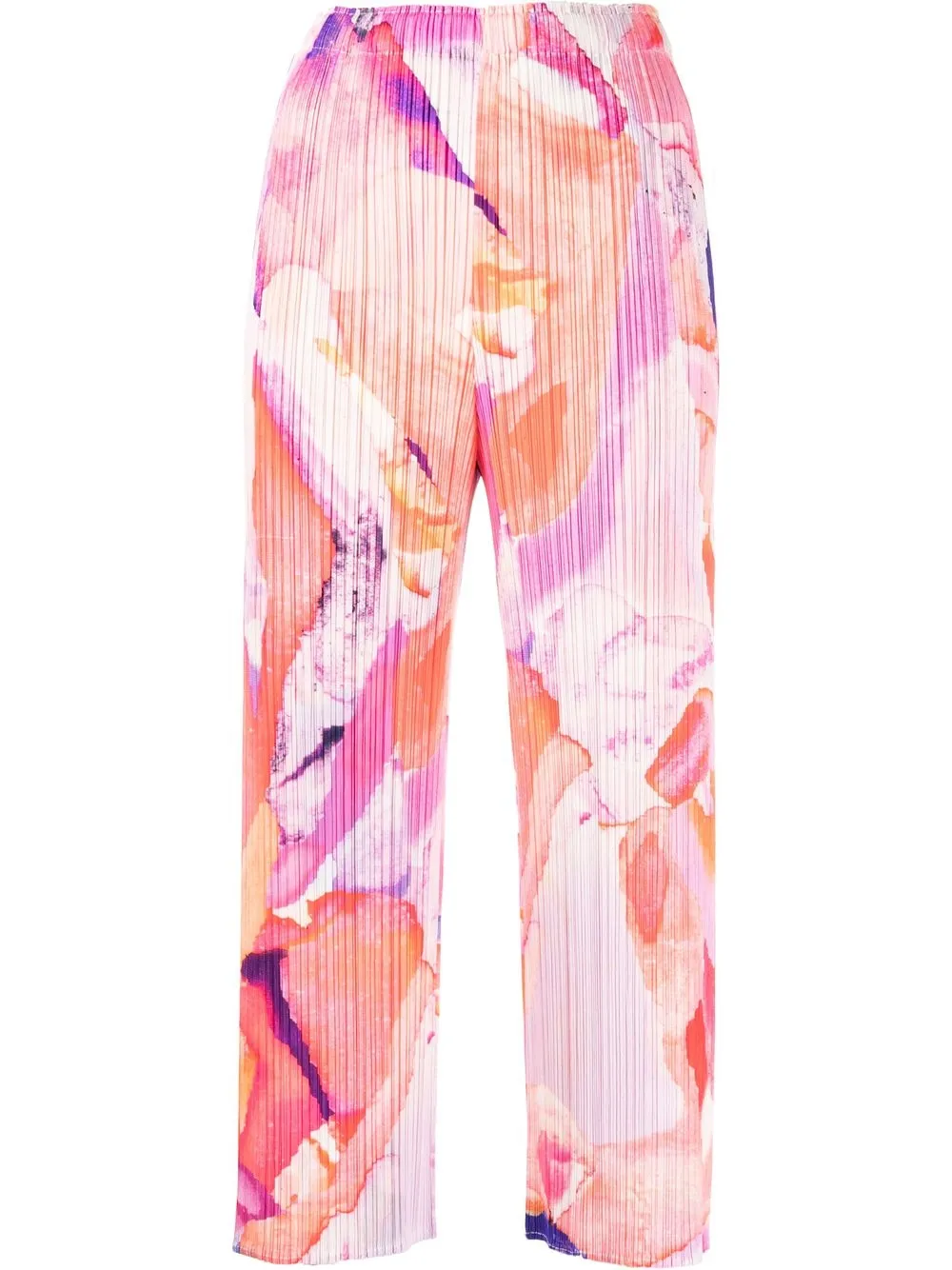 

Pleats Please Issey Miyake pantalones plisados - Rosado