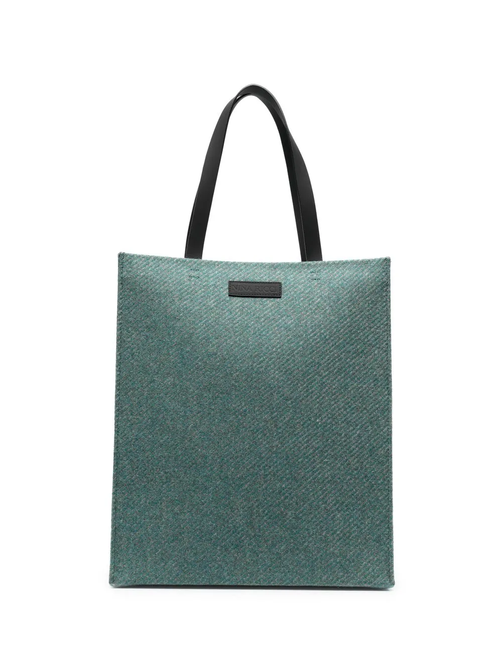 

Nina Ricci tote con parche del logo - Verde