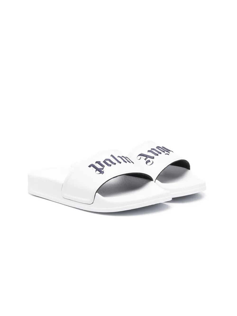 

Palm Angels Kids flip flops con logo estampado - Blanco