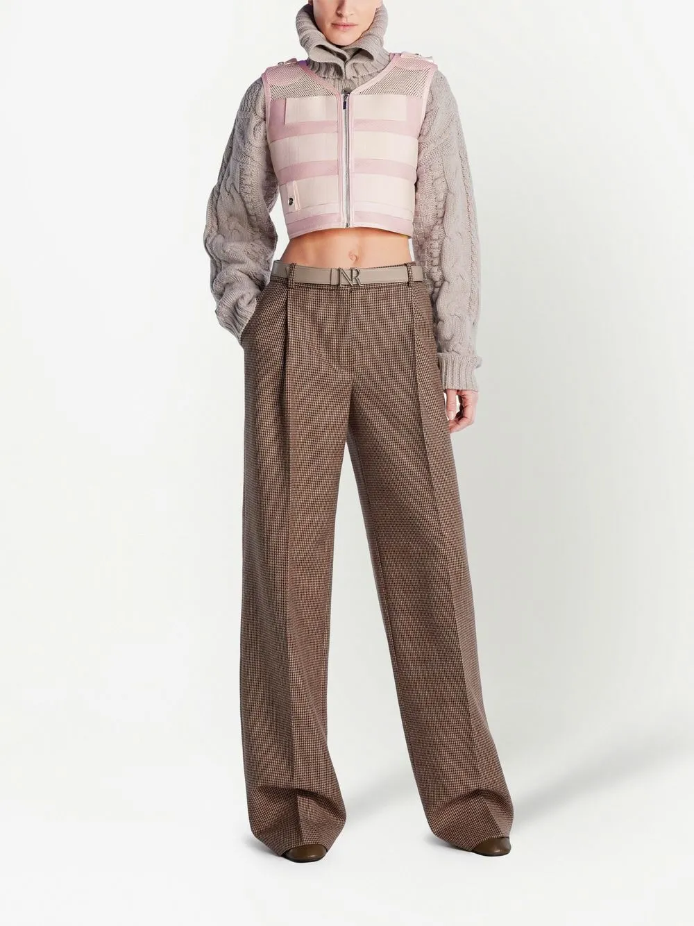 Nina Ricci Broek met wijde pijpen - Bruin