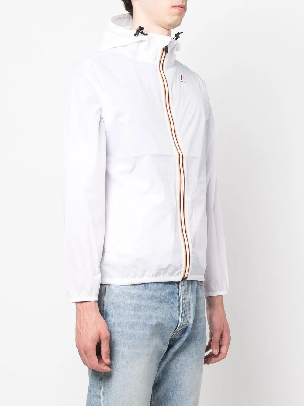 K-way Le Vrai Claude Hooded Jacket In White