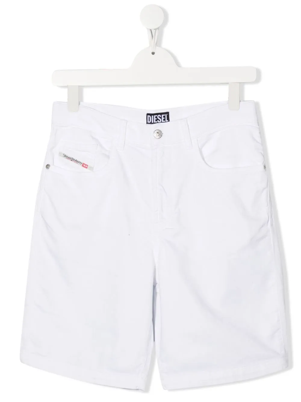 

Diesel Kids shorts rectos - Blanco