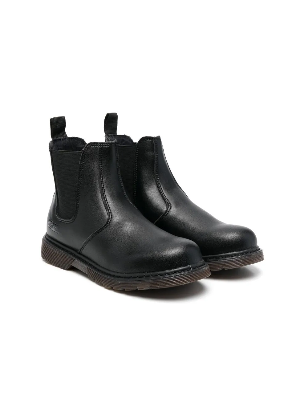 

Diesel Kids elasticated side-panel boots - Black