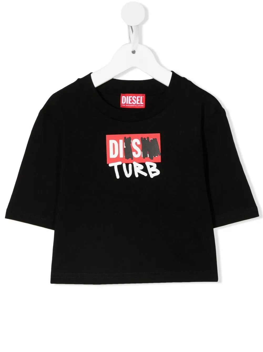 

Diesel Kids playera Crowdist - Negro