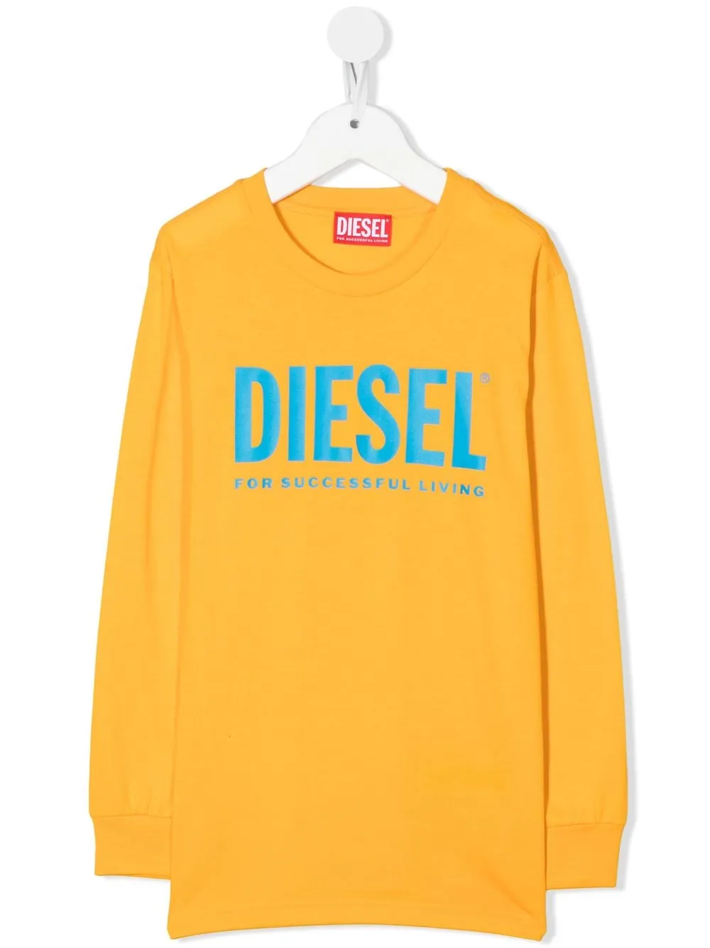 

Diesel Kids playera con logo estampado - Amarillo