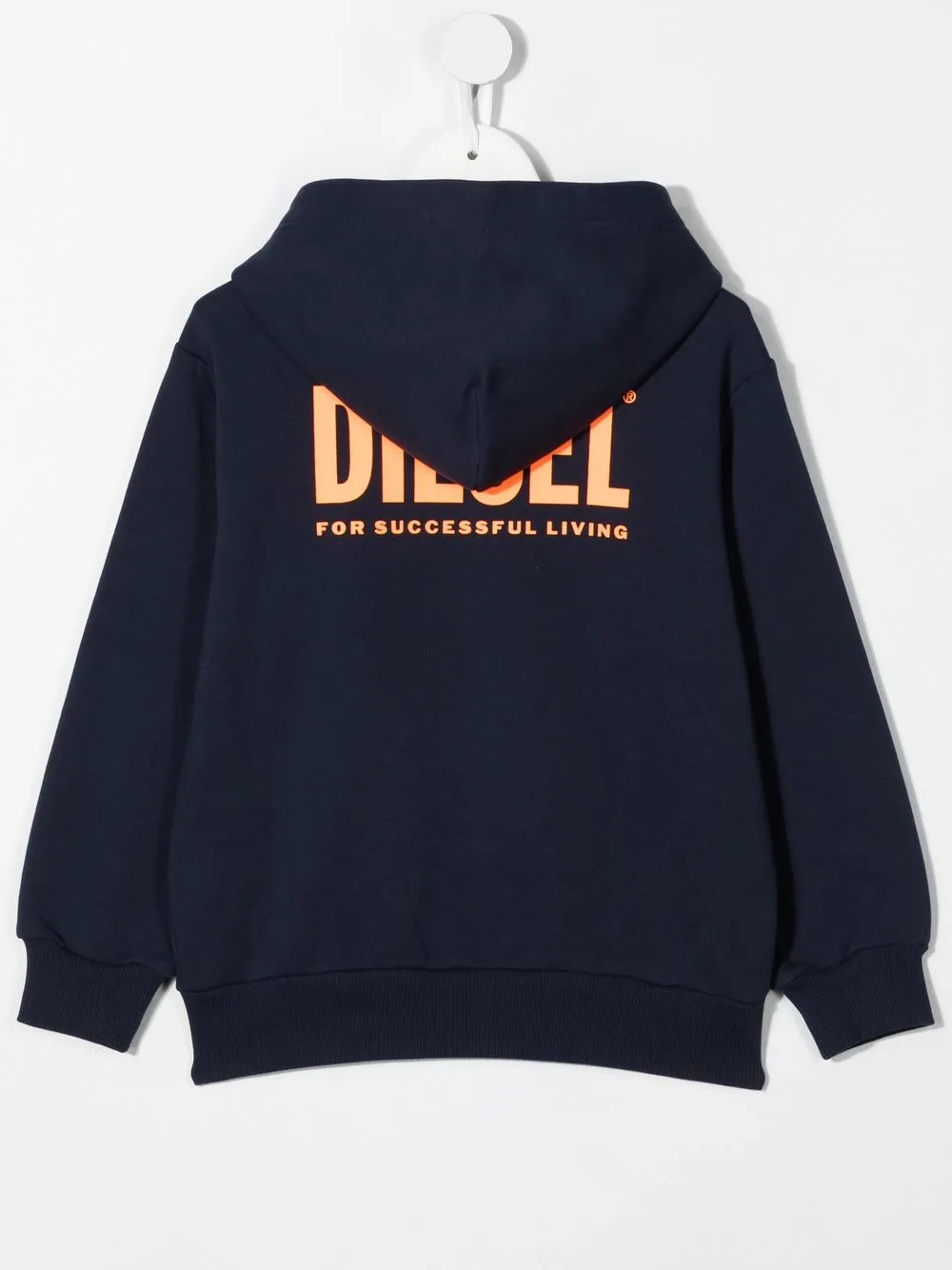 Diesel Kids Hoodie met logo - Blauw