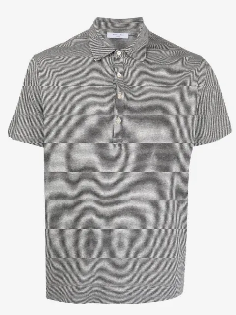 Boglioli striped polo shirt