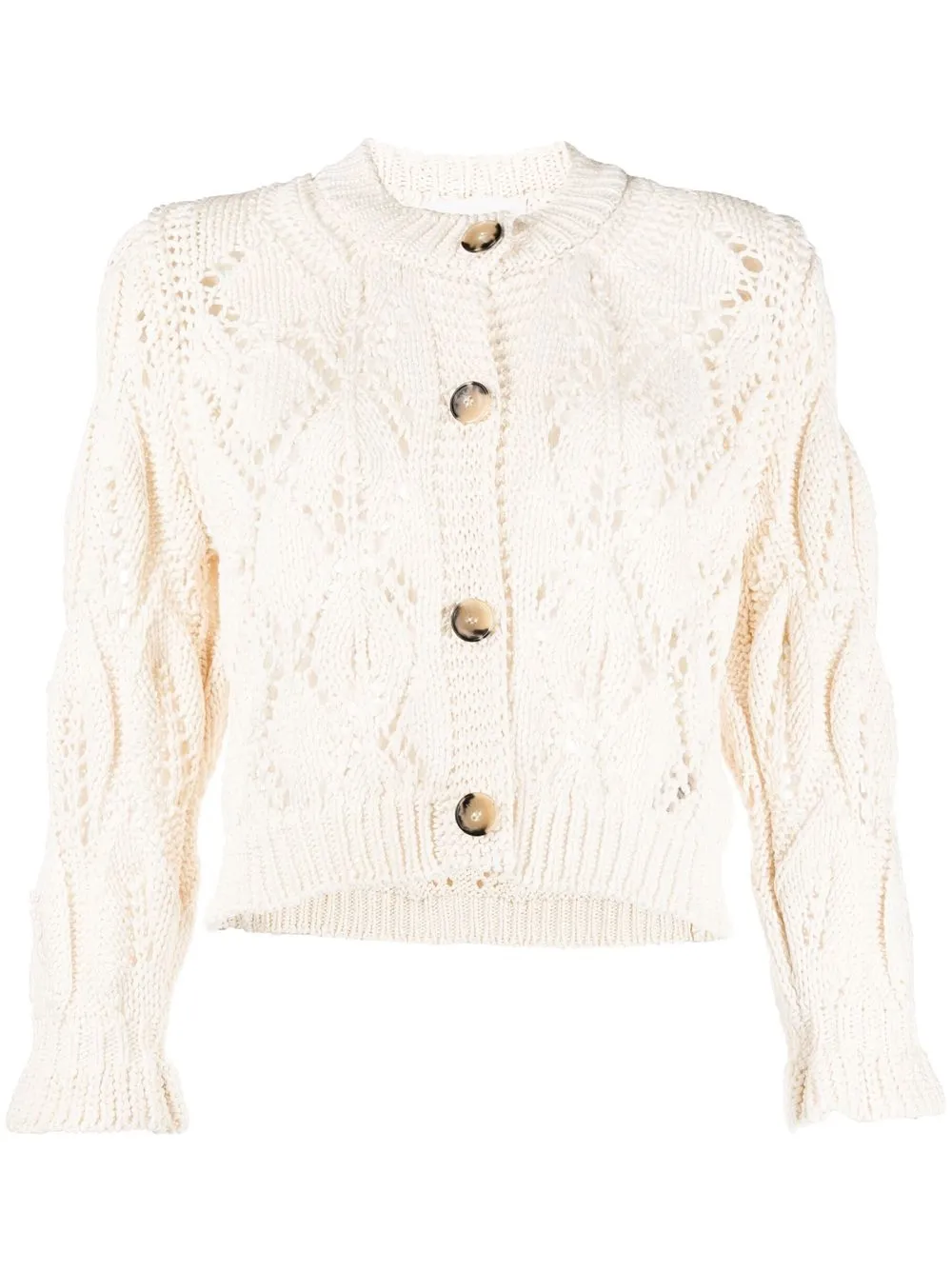 

Ba&Sh Sennay knitted cardigan - Neutrals