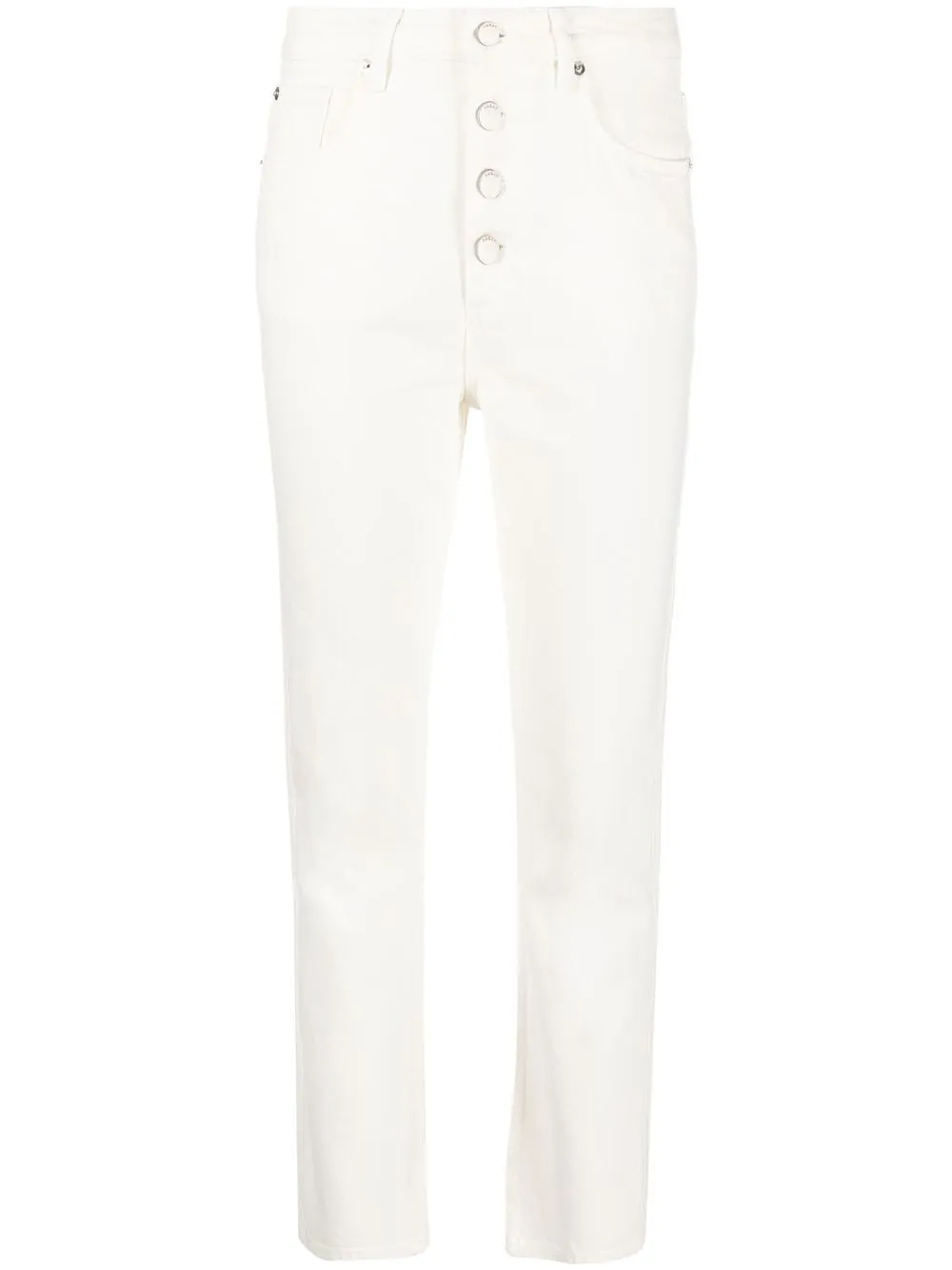 

Ba&Sh skinny jeans con botones - Blanco