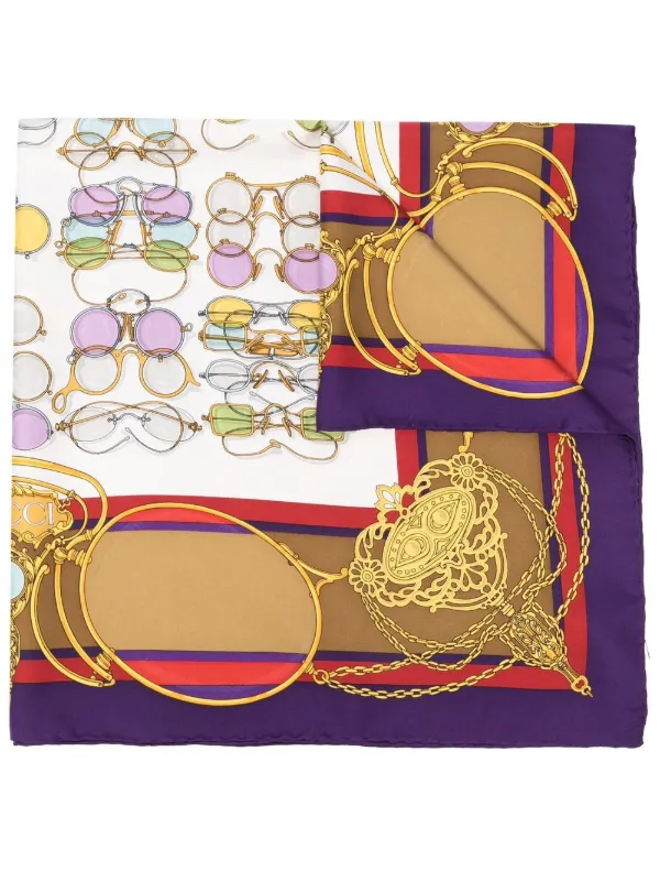 Gucci Pre-Owned グッチ プレオウンド 1990s プリント シルク