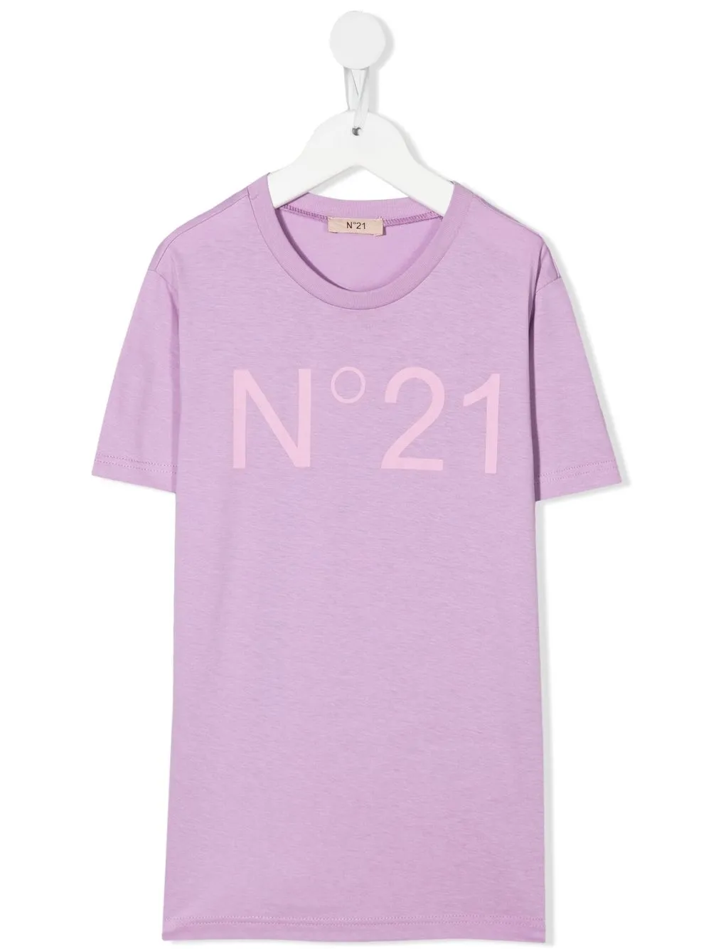 

Nº21 Kids playera con logo estampado y cuello redondo - Morado