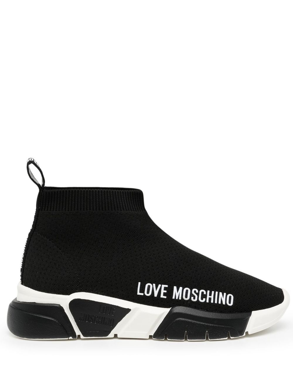 Love Moschino logo-print slip-on Trainers - Farfetch