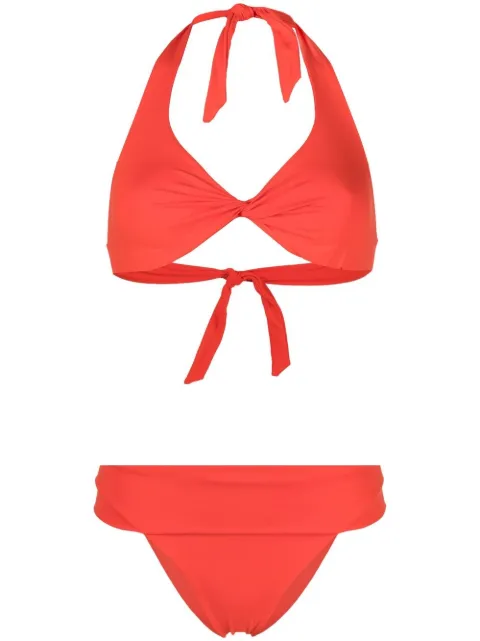 Fisico bikini con cuello halter