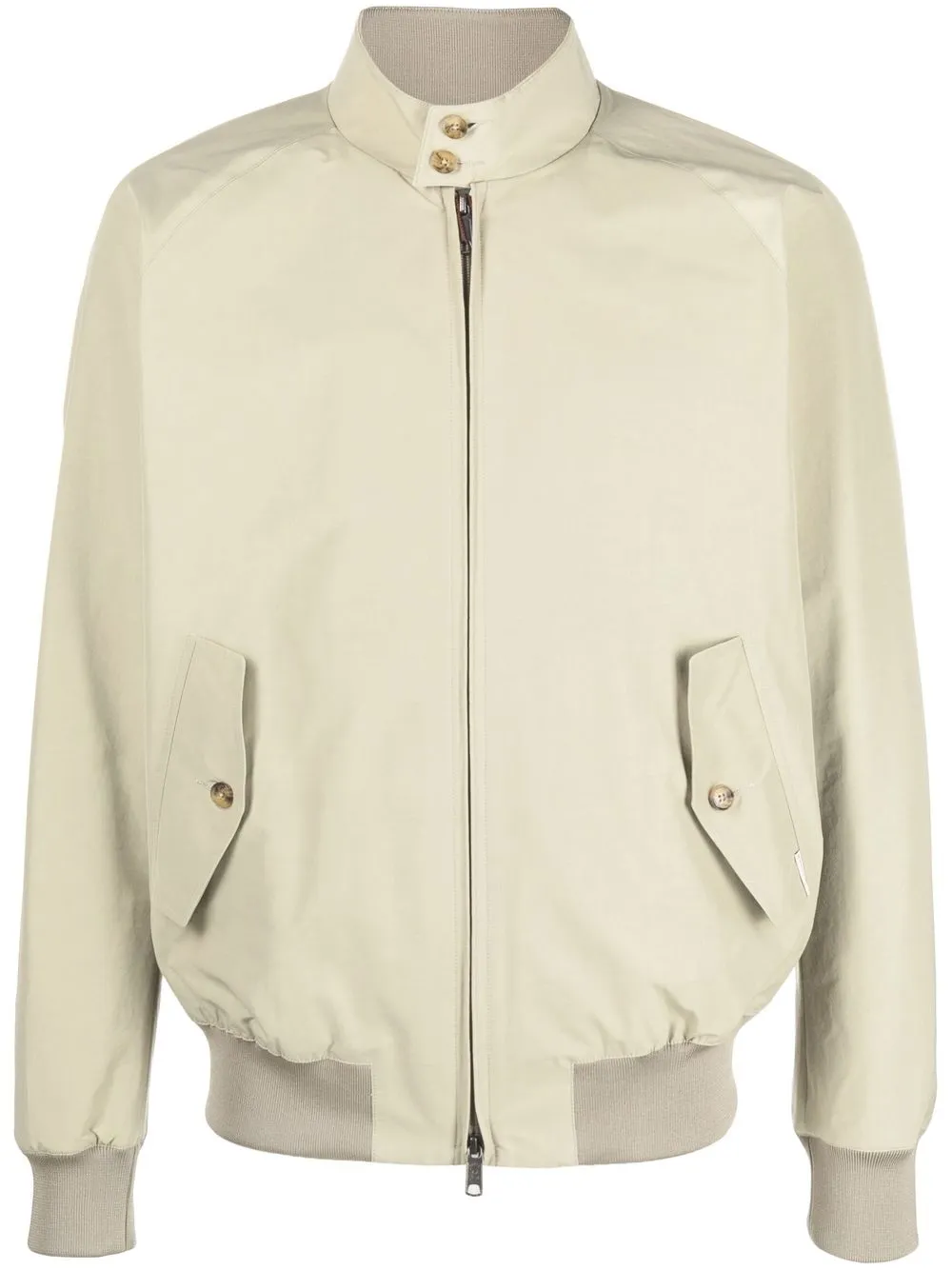 

Baracuta high-neck flap-pockets windbreaker - Neutrals