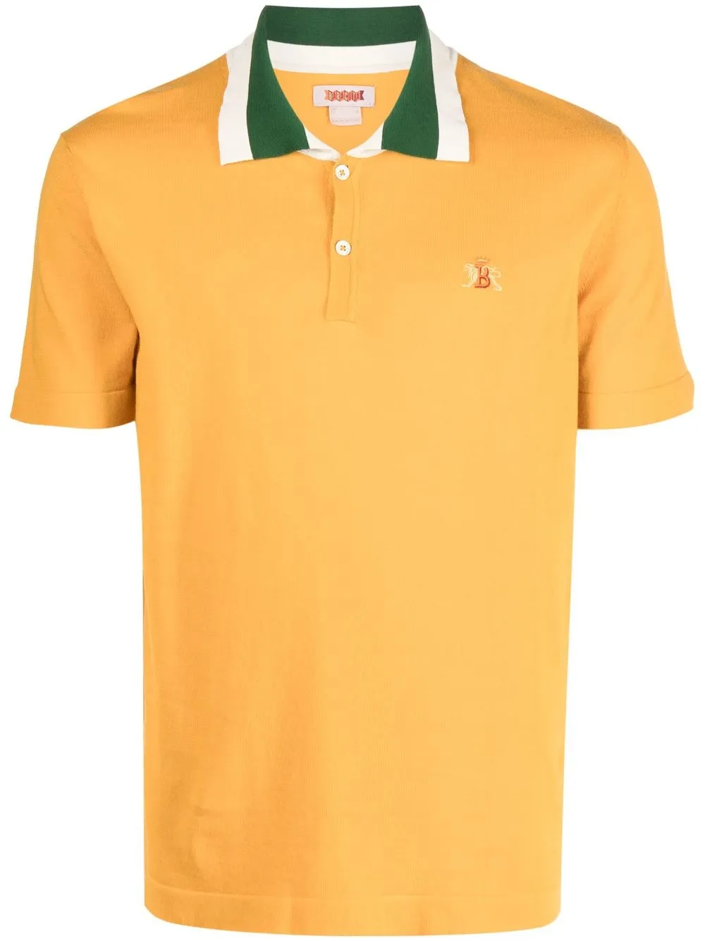 

Baracuta logo-embroidered polo shirt - Yellow