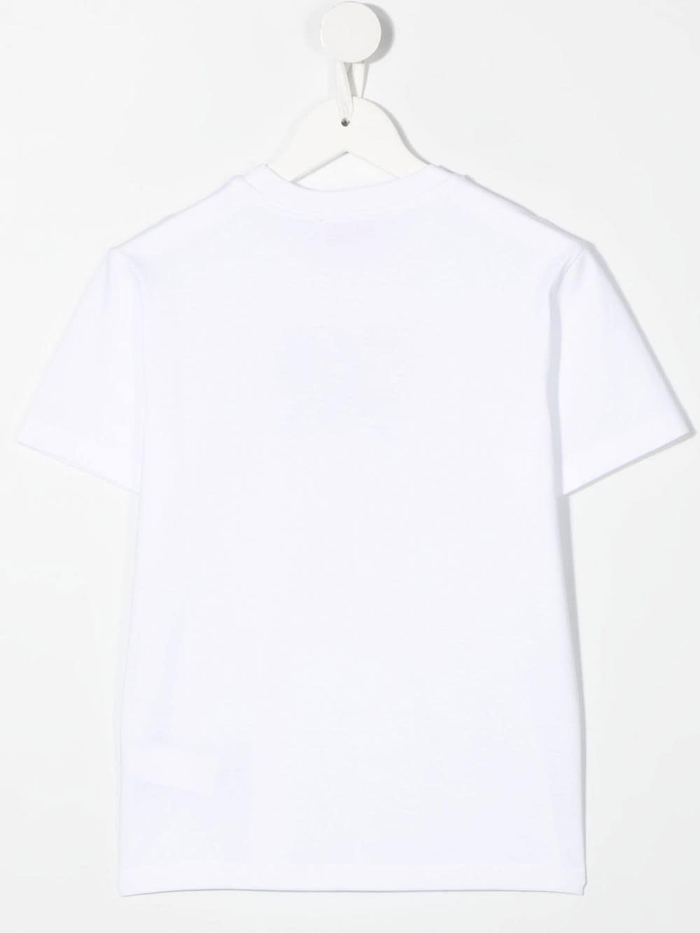 Shop Diesel Tdiegosb10 Slogan-print T-shirt In White