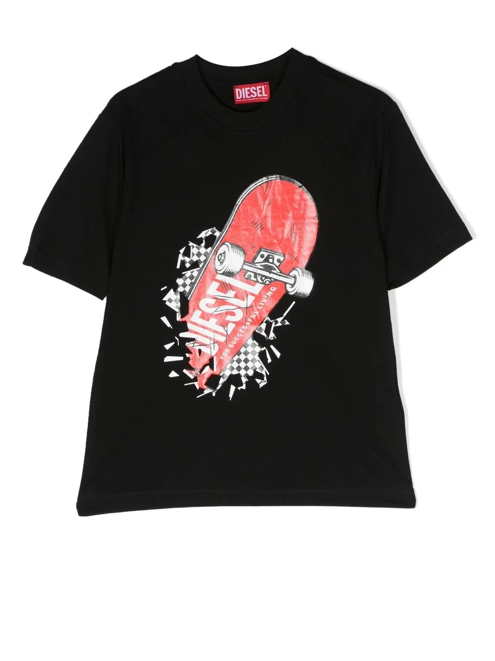 

Diesel Kids Tactu Over cottton T-shirt - Black