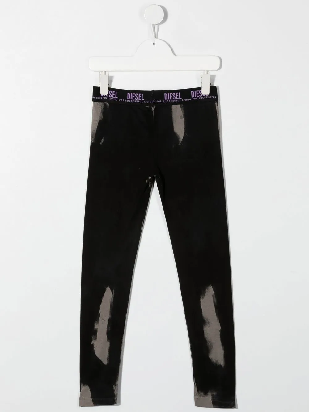 Diesel Kids Katoenen legging - Zwart