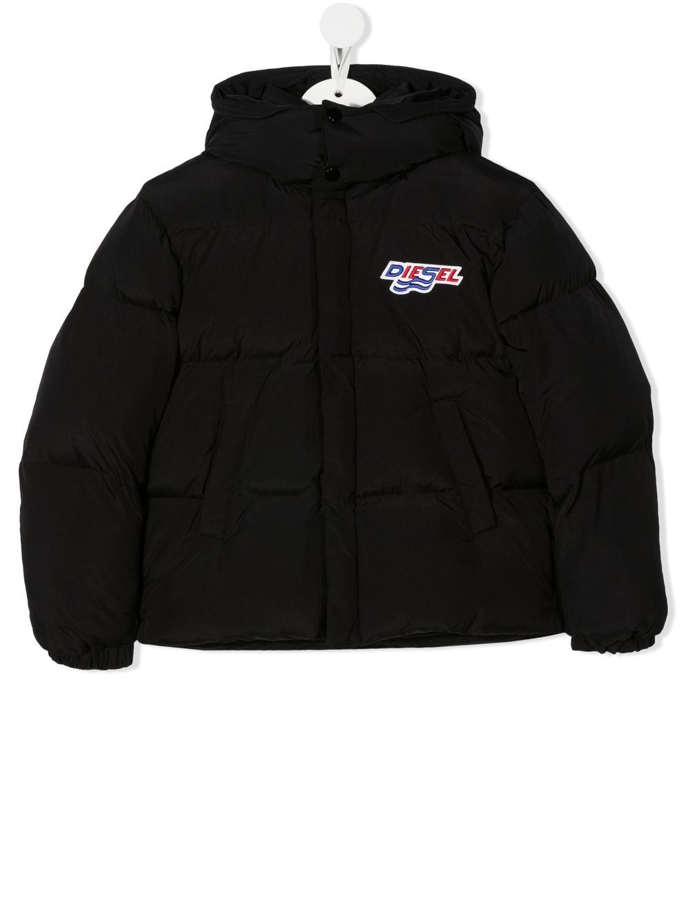 

Diesel Kids long sleeve puffer jacket - Black