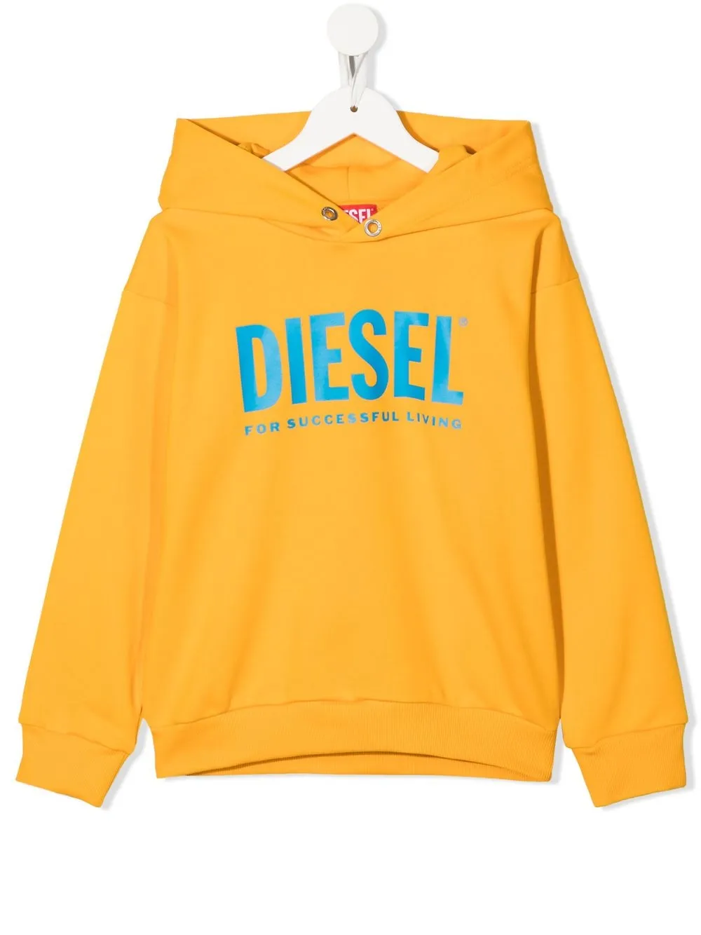 

Diesel Kids hoodie con logo estampado - Naranja