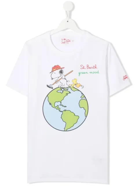 Mc2 Saint Barth Kids تيشيرت قطن بطبعة 'سنوبي'