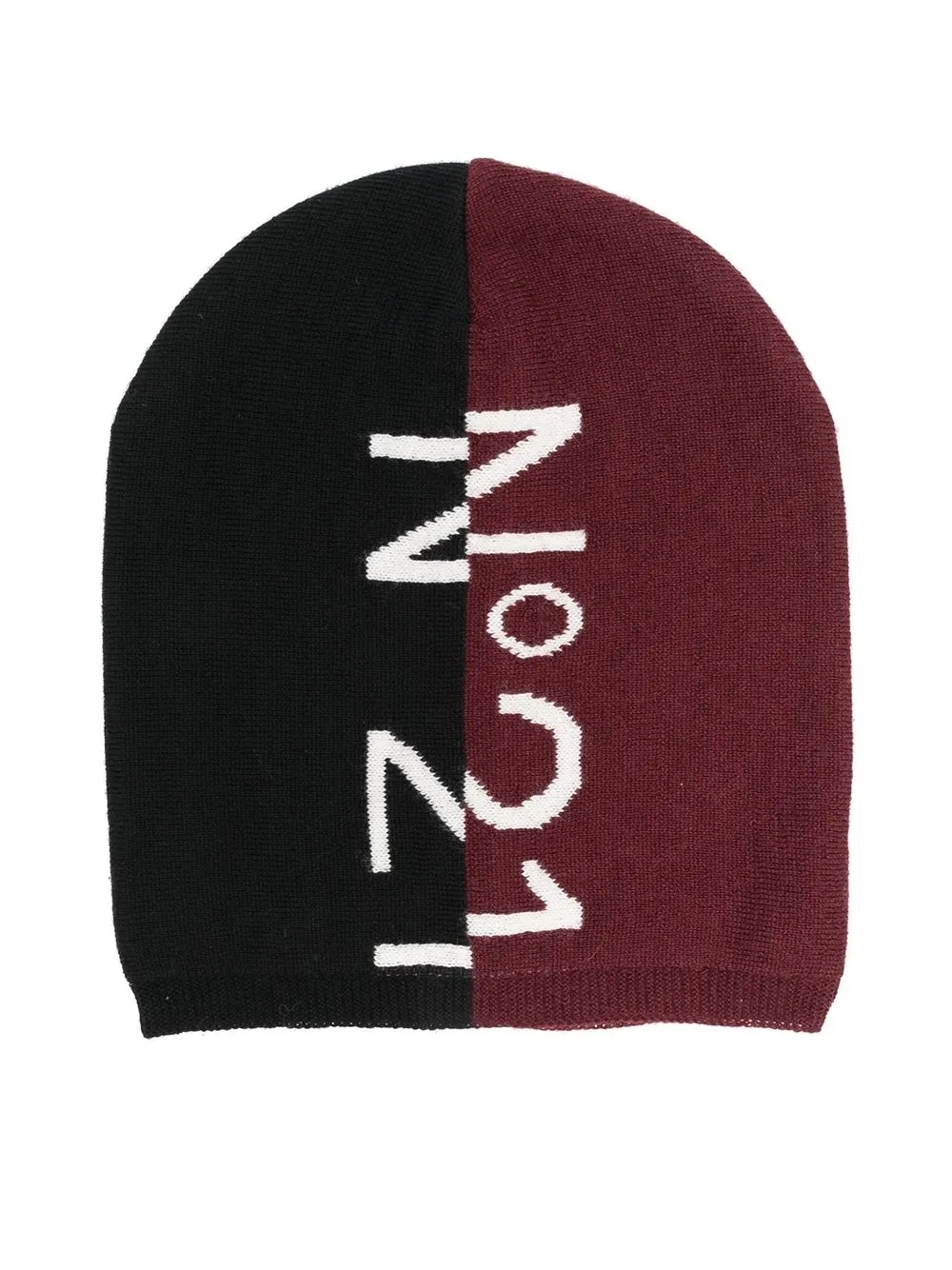 

Nº21 Kids gorro con diseño color block - Negro