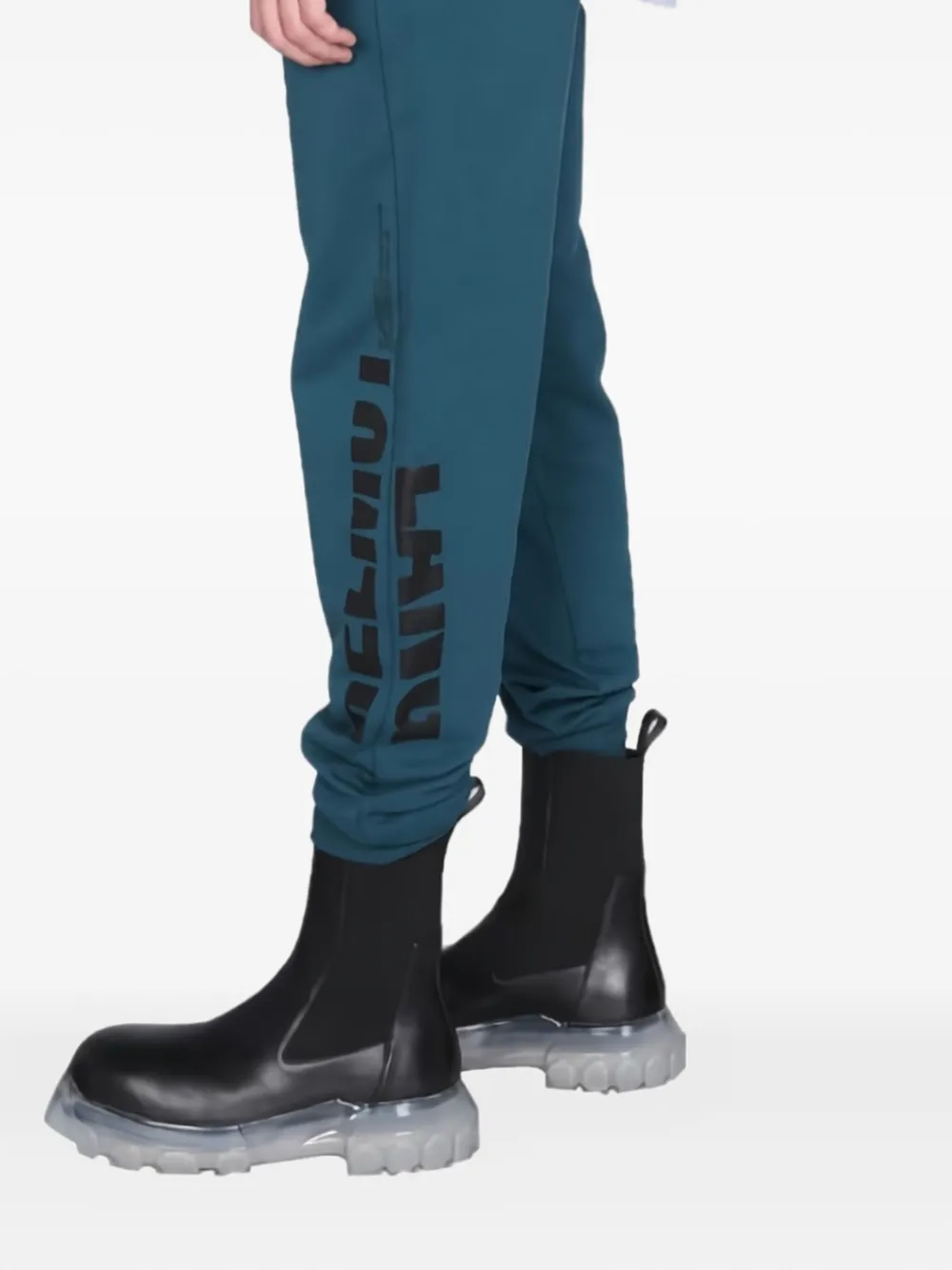 Helmut Lang Trainingsbroek met logo - Blauw