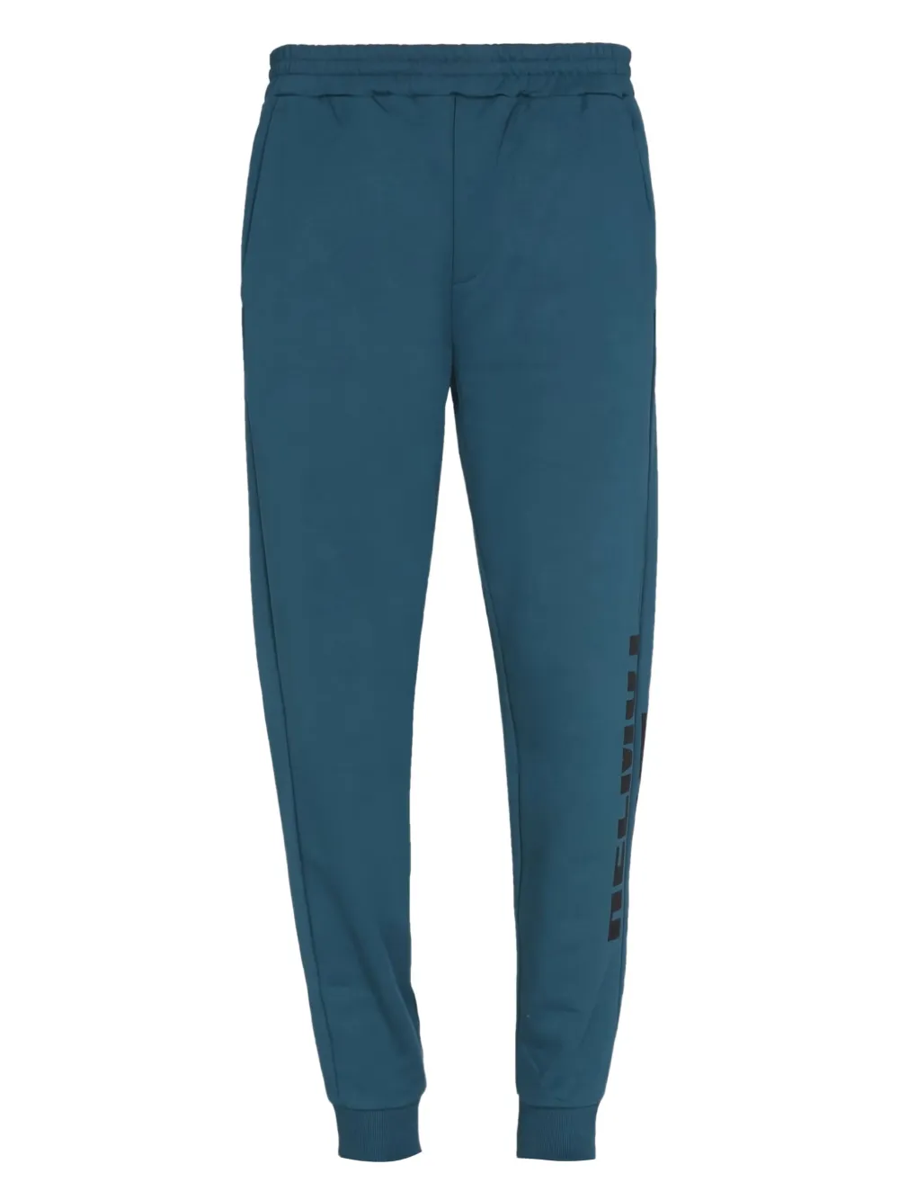 Helmut Lang logo-detail cotton track pants | Blue | Image 1