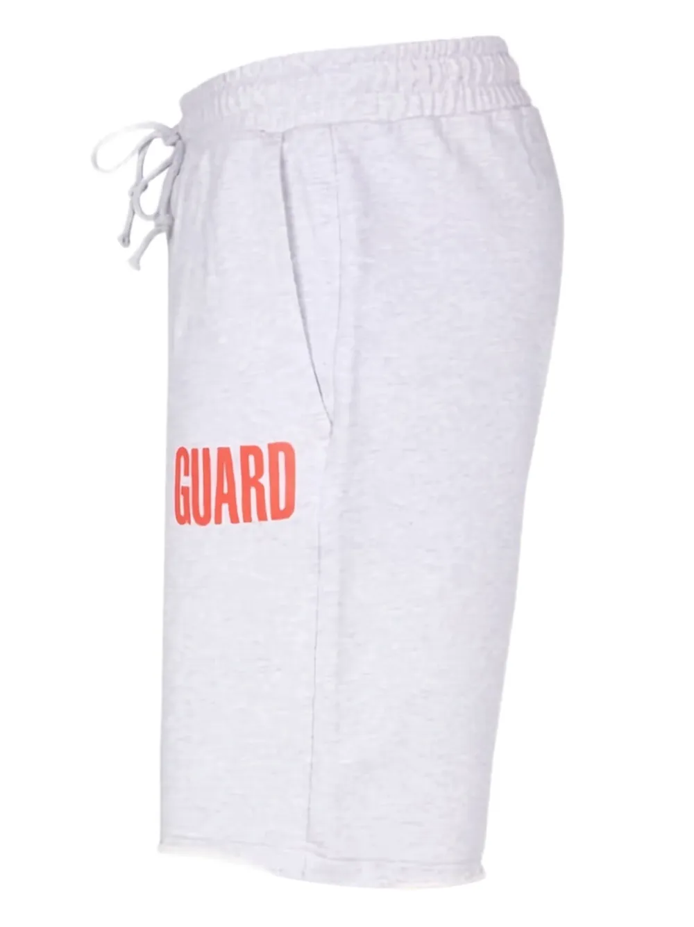Helmut Lang Raw-hem Guard Shorts In Gray