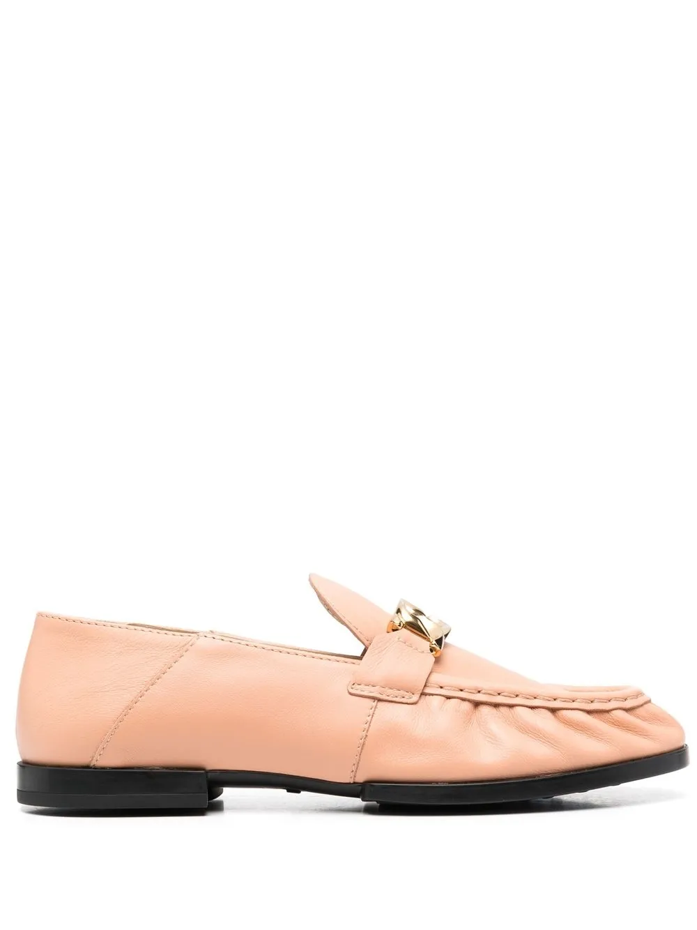 

Tod's mocasines con detalle de cadena - Rosado