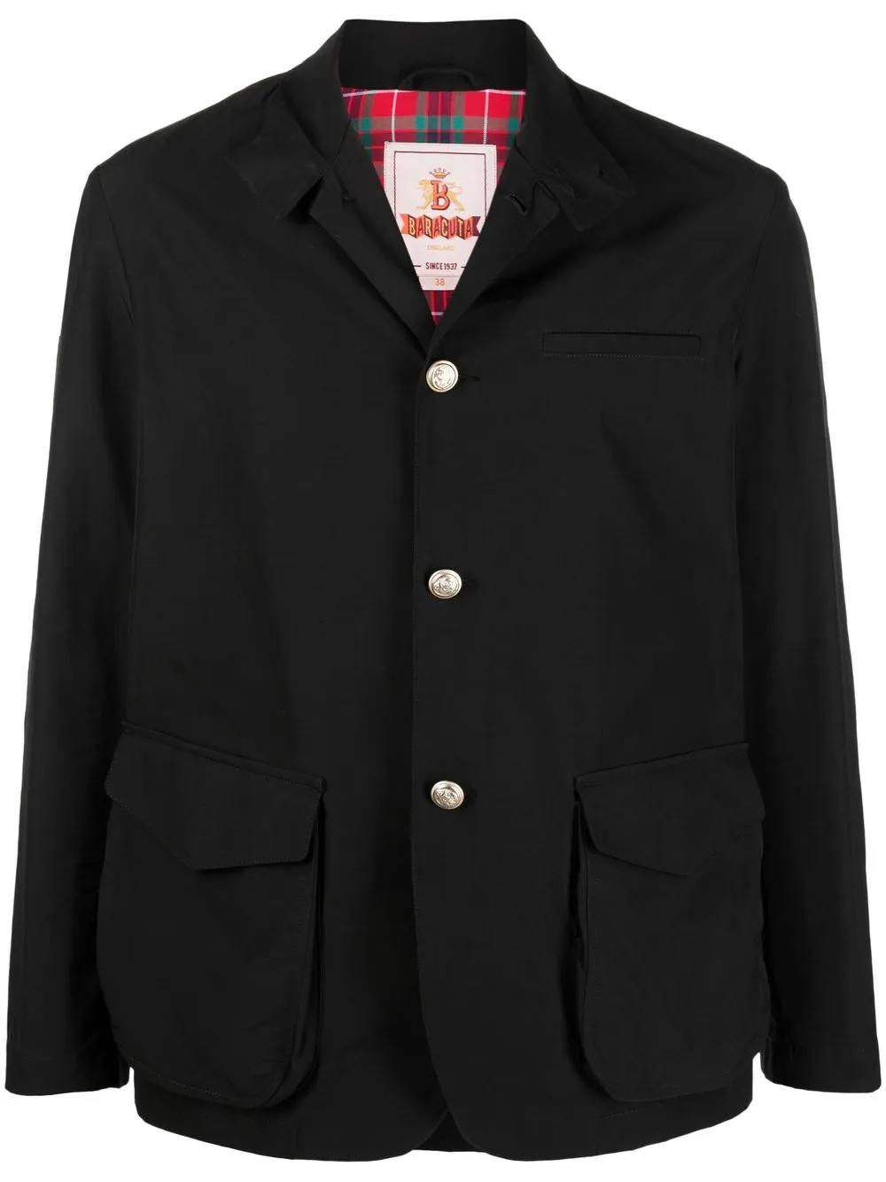 

Baracuta blazer de vestir con botones - Negro