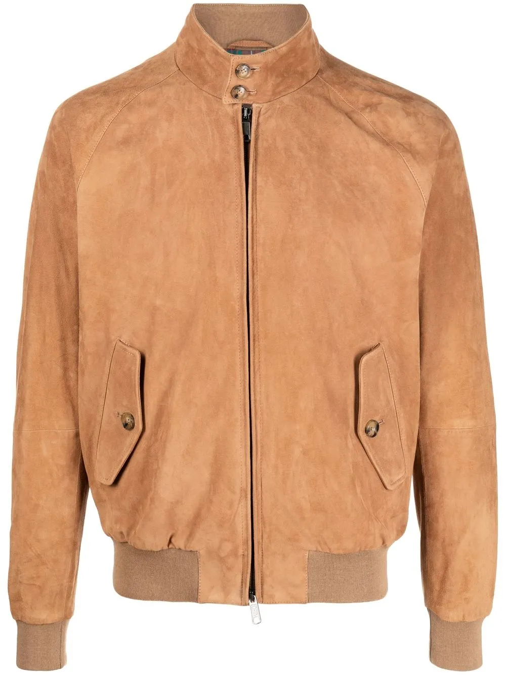 

Baracuta zipped-up fastening bomber jacket - Brown