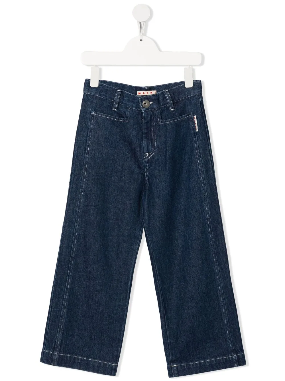 

Marni Kids straight leg denim jeans - Blue