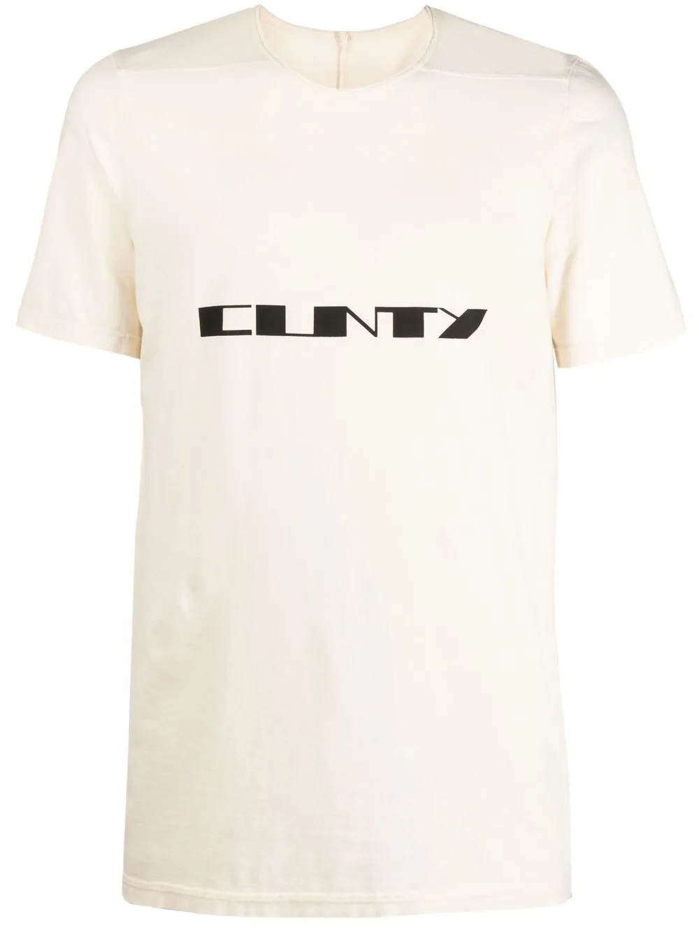 

Rick Owens DRKSHDW slogan-print short-sleeved T-shirt - Neutrals