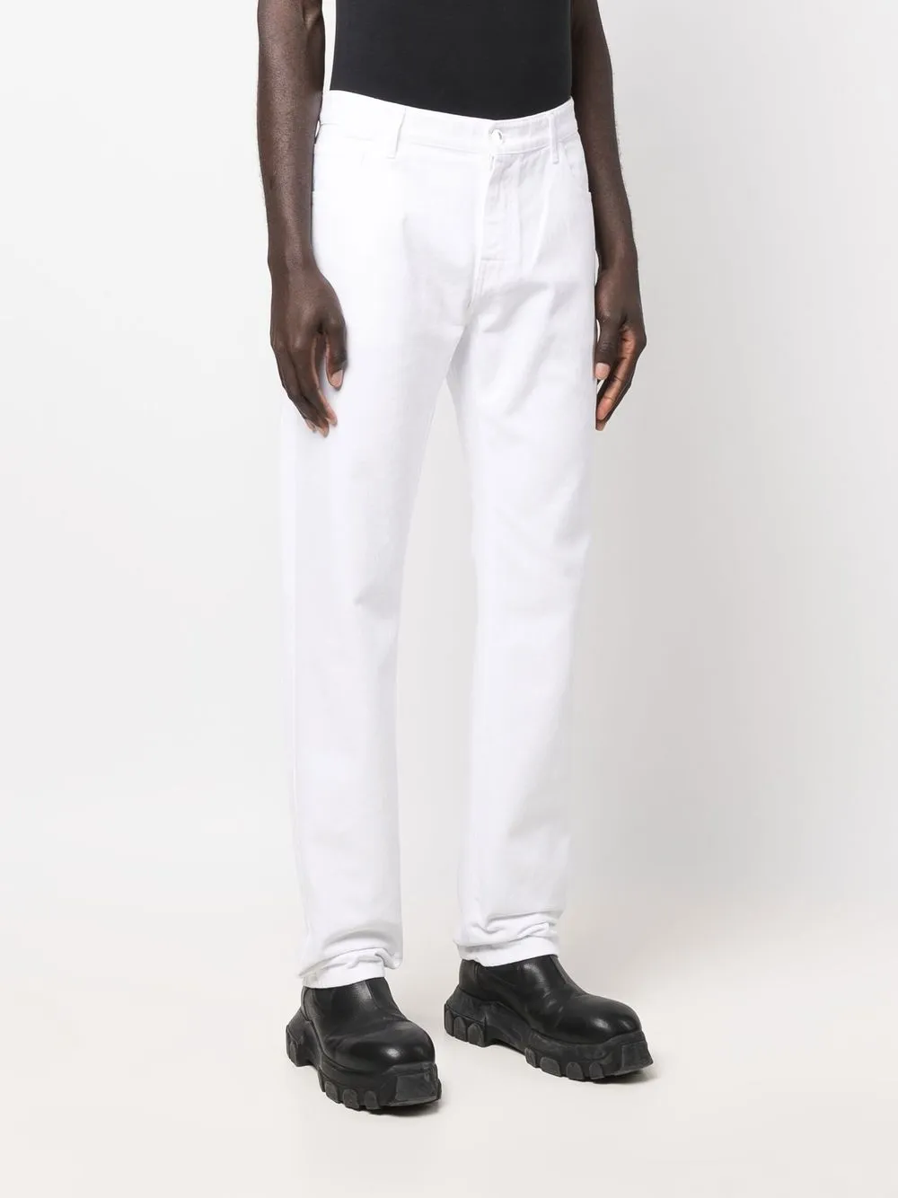 Raf Simons high-waisted Straight Leg Jeans - Farfetch