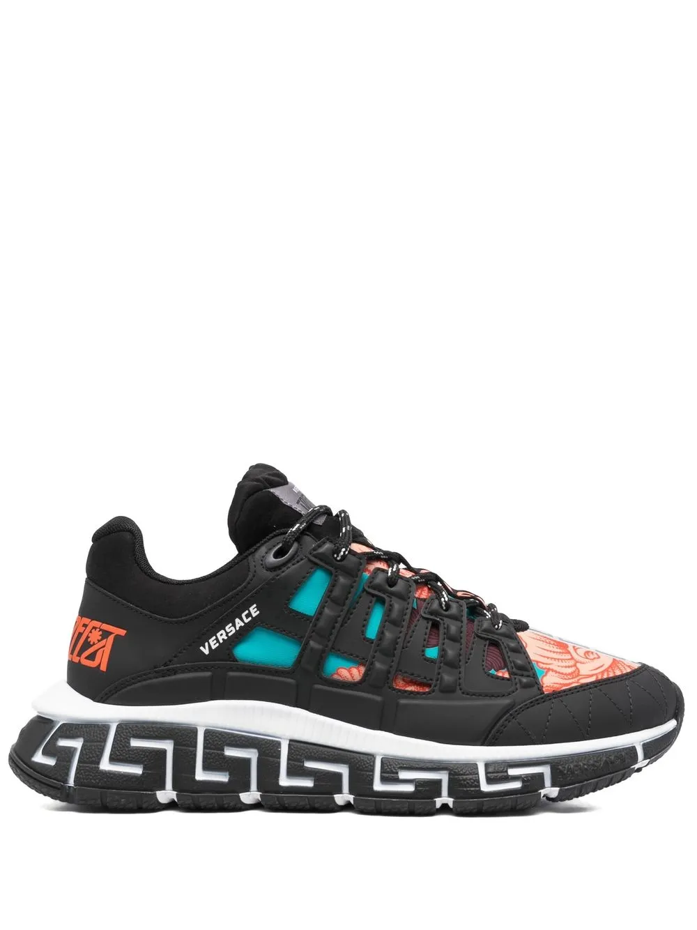 

Versace tenis bajos Trigreca - Negro