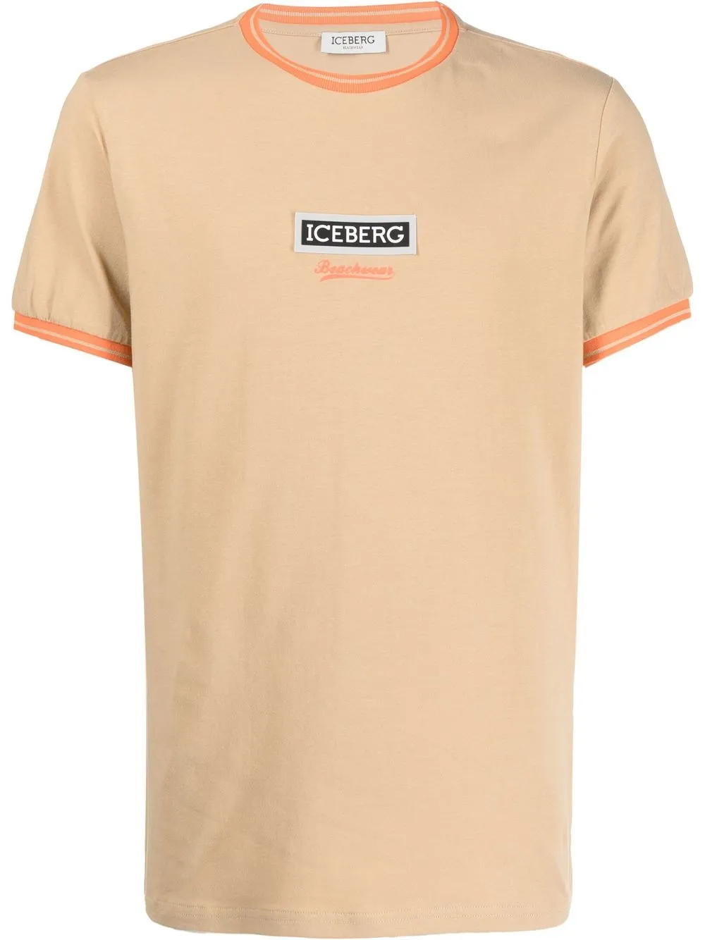 logo-print stretch-cotton T-shirt