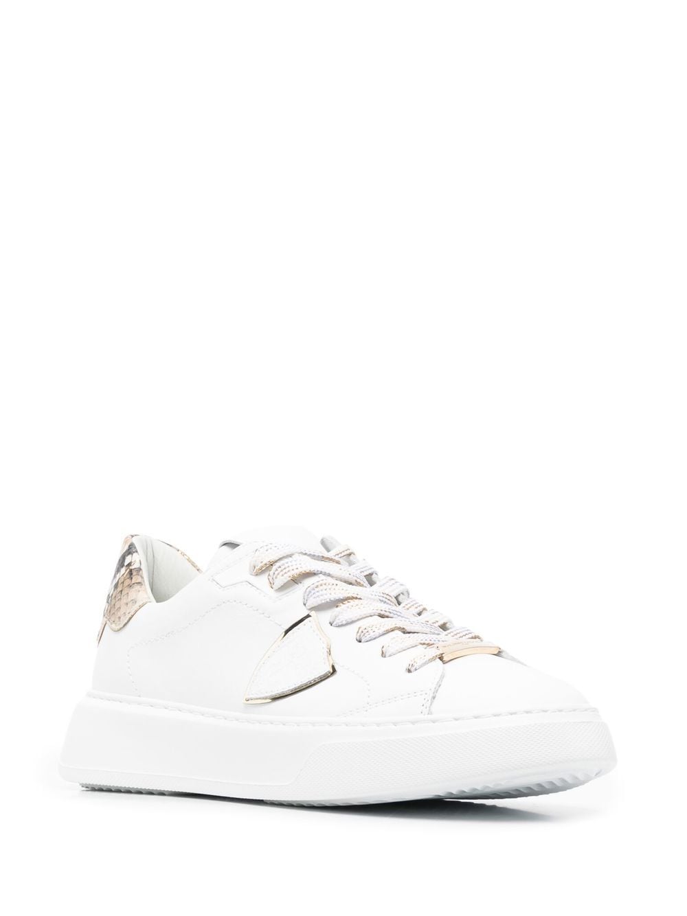 Philippe Model Paris Temple low-top sneakers - Wit