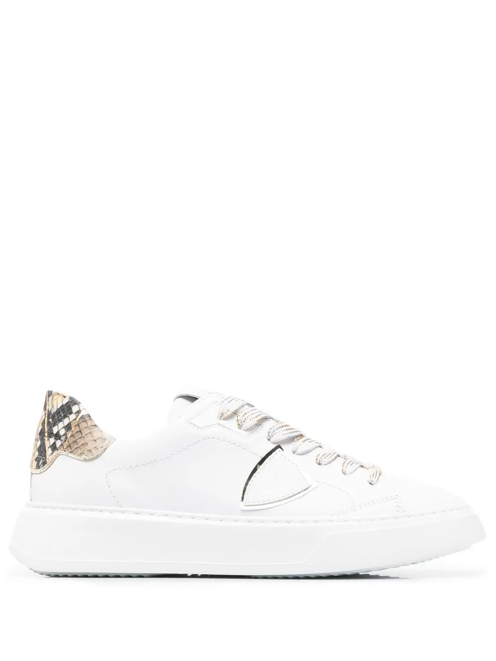 

Philippe Model Paris Temple Veau Python low-top sneakers - White