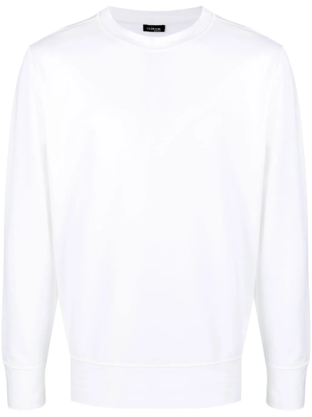 

Kiton sudadera con logo estampado - Blanco