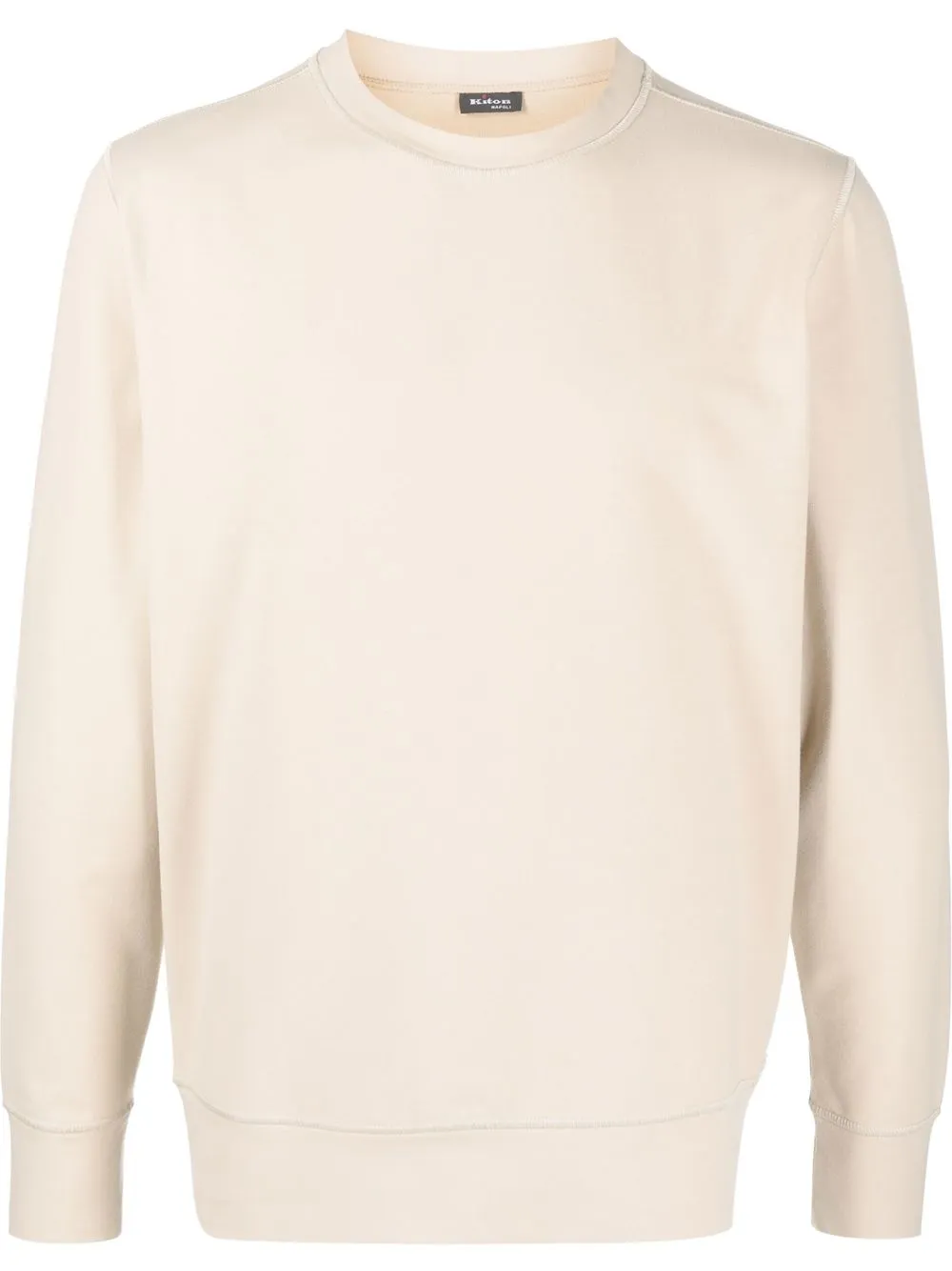 

Kiton logo-print sweatshirt - Neutrals