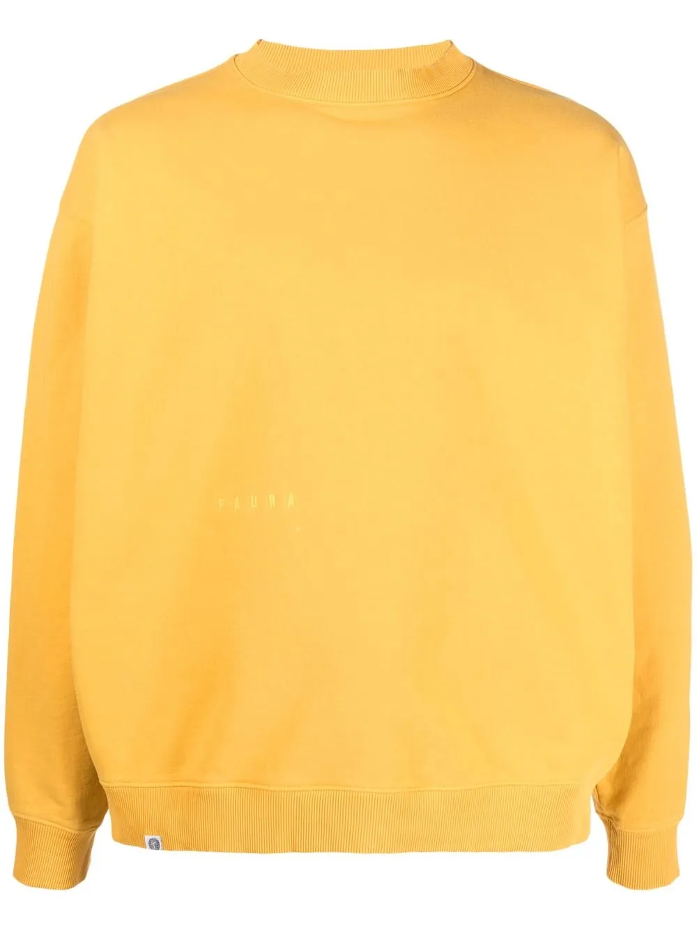 

Paura Samuel logo-embroidered sweatshirt - Yellow