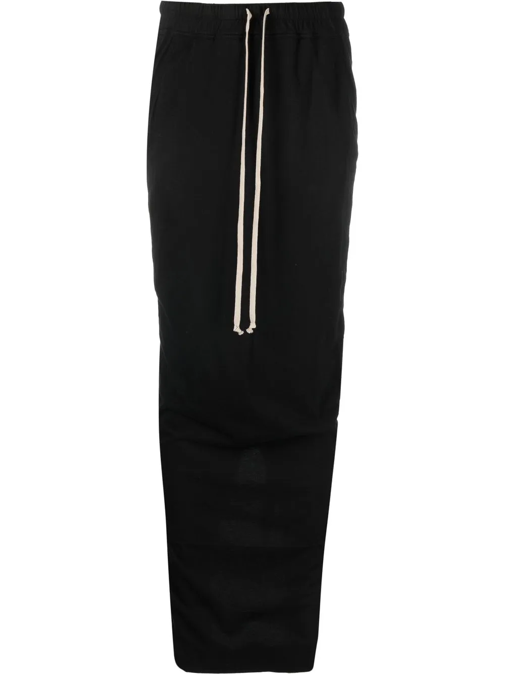 

Rick Owens DRKSHDW drawstring-waist maxi skirt - Black