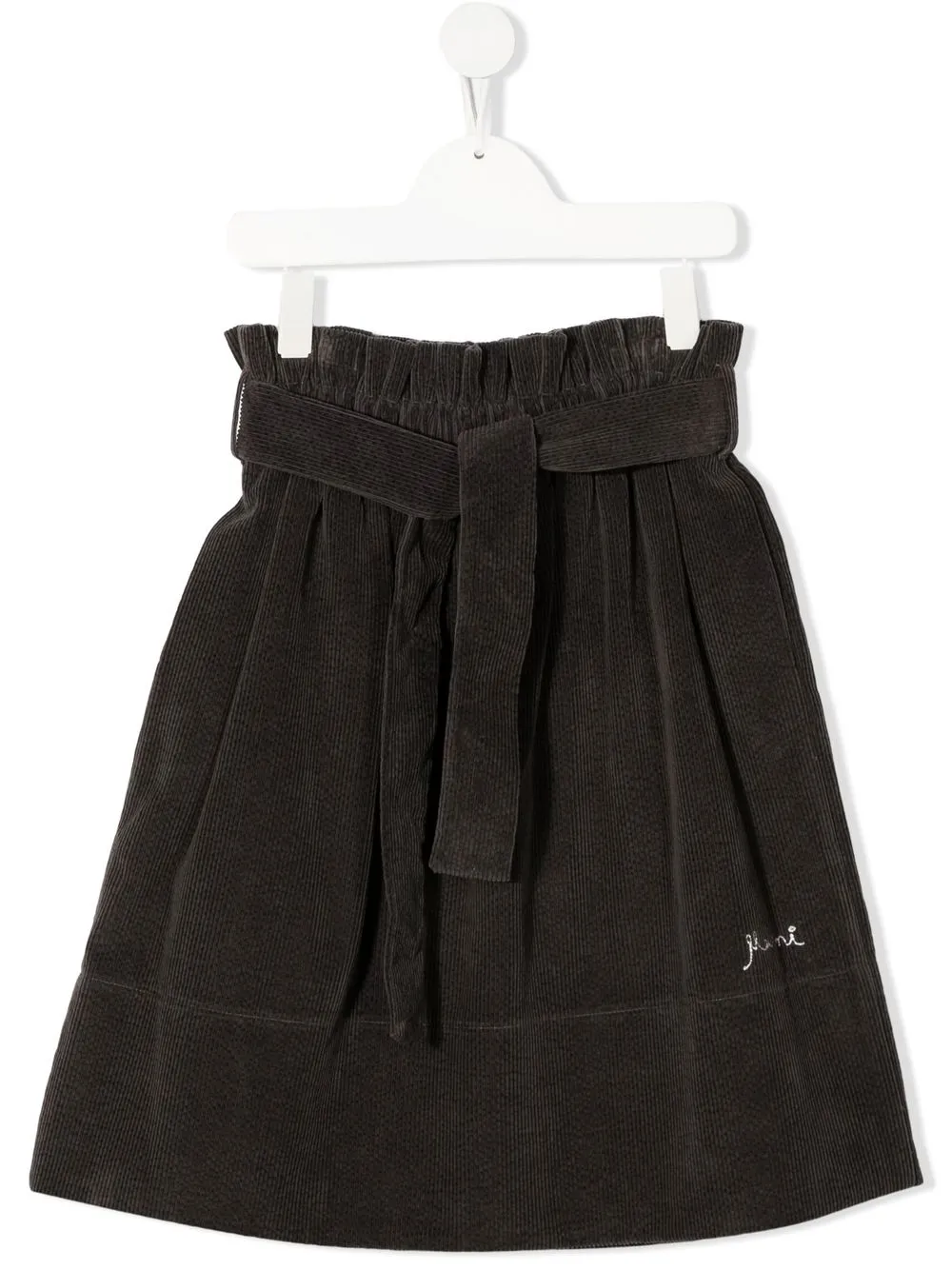 

Marni Kids falda con moño en la cintura - Gris