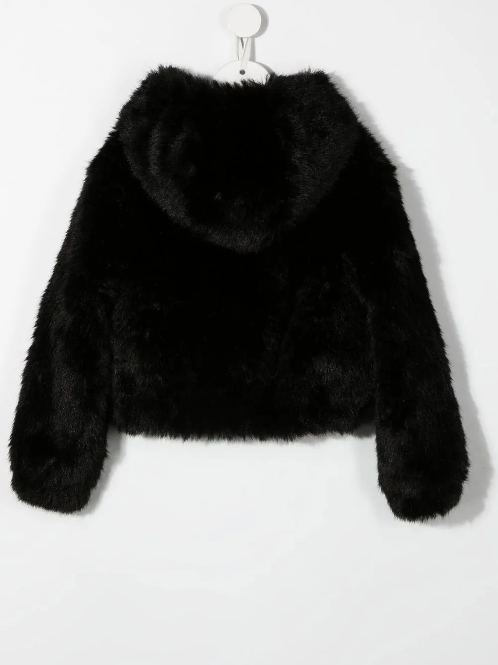 Marni Kids Donsjack met logopatch - Zwart